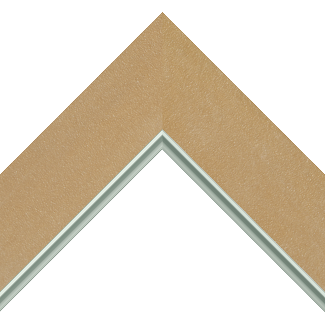 2-1/2″ Thatch Suede Flat<br />with Silver Lip Liner Picture Frame Moulding
