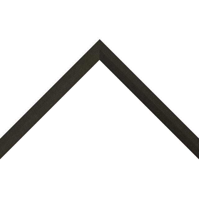 3/4″ Black Linen Front Bevel Liner Picture Frame Moulding