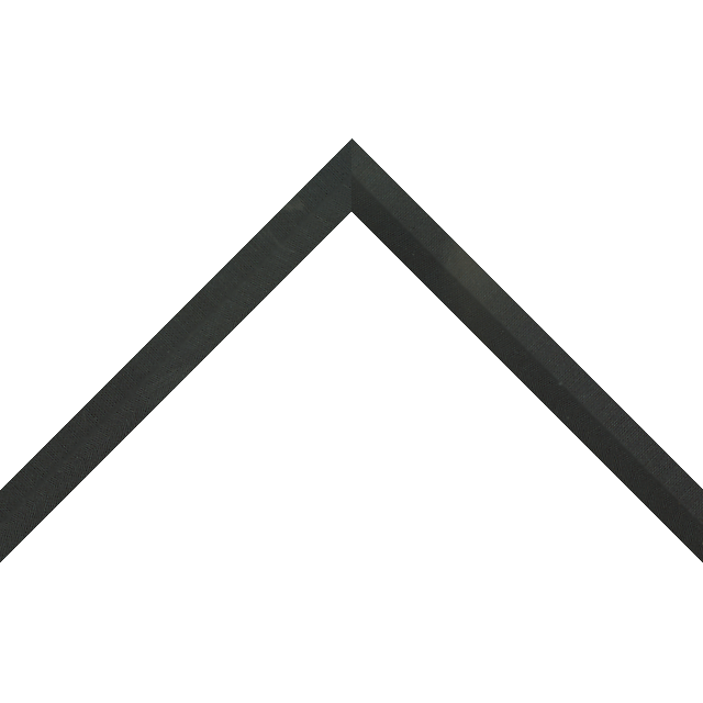 3/4″ Black Silk Front Bevel Liner Picture Frame Moulding