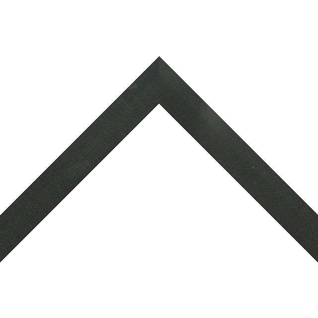 1″ Black Silk Back Bevel Liner Picture Frame Moulding