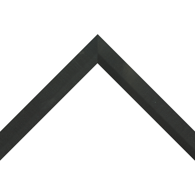 1″ Black Silk Front Bevel Liner Picture Frame Moulding