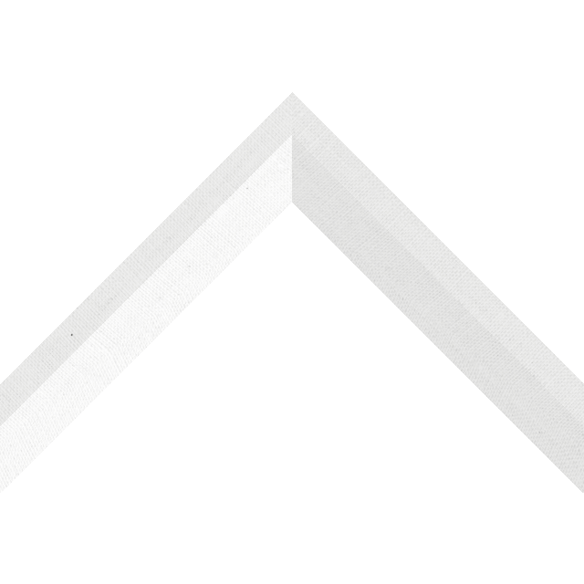 1-1/4″ White Linen Back Bevel Liner Picture Frame Moulding