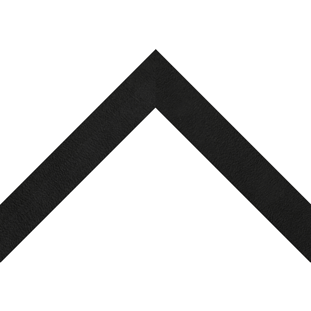 1-1/4″ Black Suede Back Bevel Liner Picture Frame Moulding