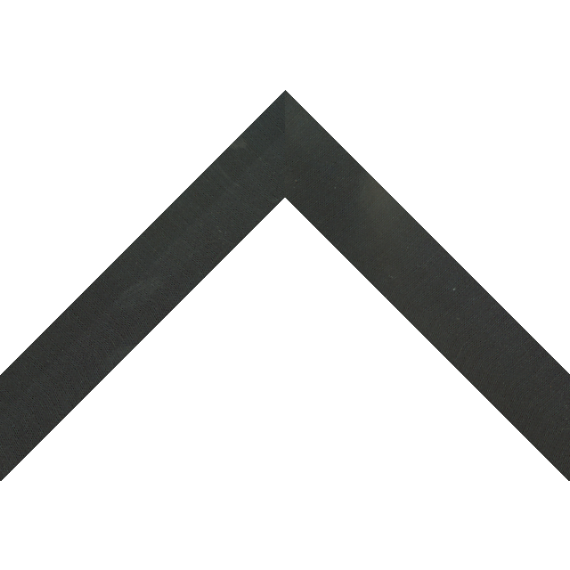 1-1/4″ Black Silk Back Bevel Liner Picture Frame Moulding