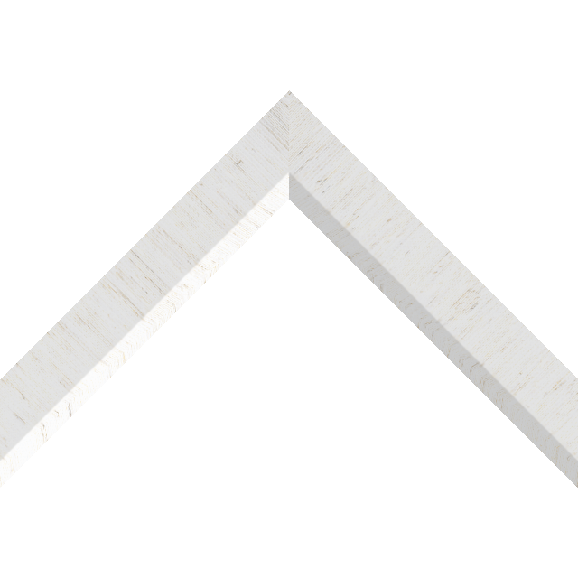1-1/4″ Linen White Silk Front Bevel Liner Picture Frame Moulding