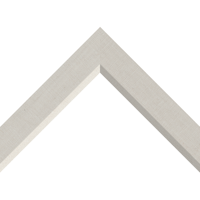 1-1/2″ Natural Linen Front Bevel Liner Picture Frame Moulding