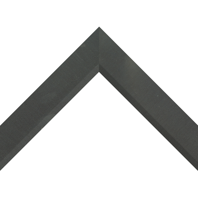 1-1/2″ Black Silk Front Bevel Liner Picture Frame Moulding