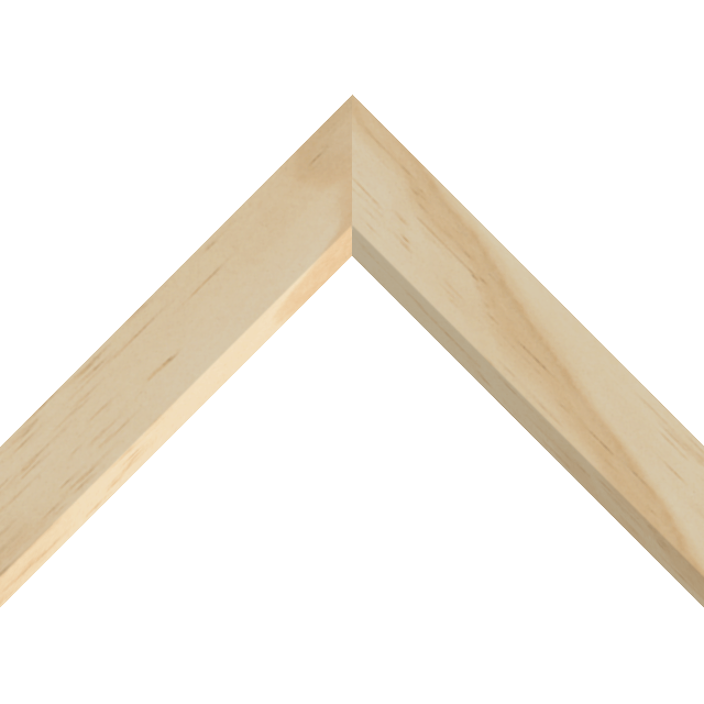 1-1/2″ Raw Pine Front Bevel Liner Picture Frame Moulding