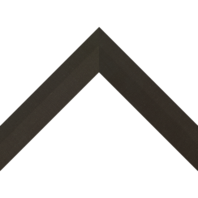 1-1/2″ Black Linen Back Bevel Liner Picture Frame Moulding