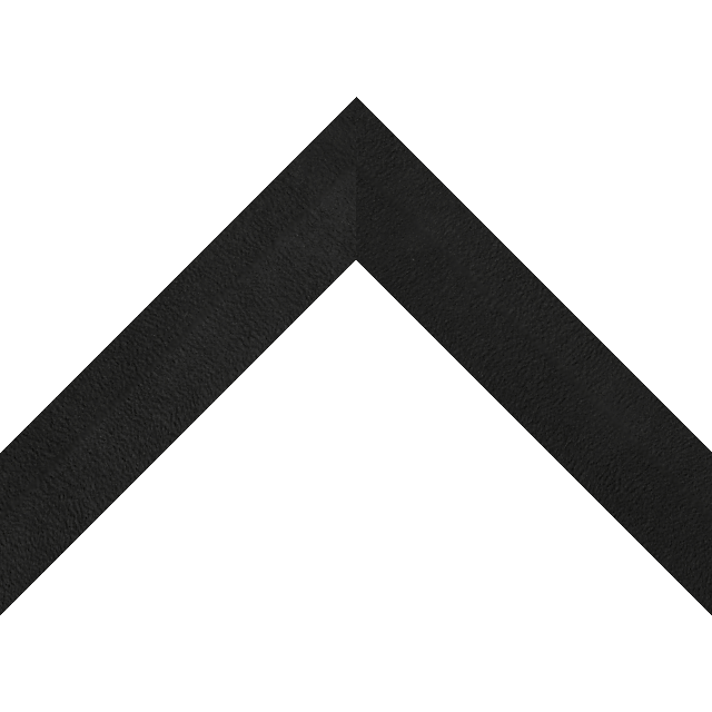 1-1/2″ Black Suede Back Bevel Liner Picture Frame Moulding