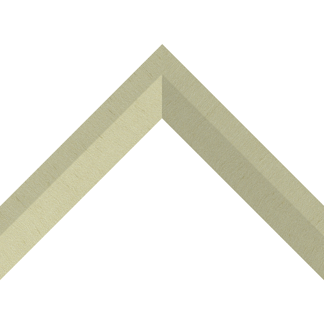1-1/2″ Ivory Silk Back Bevel Liner Picture Frame Moulding