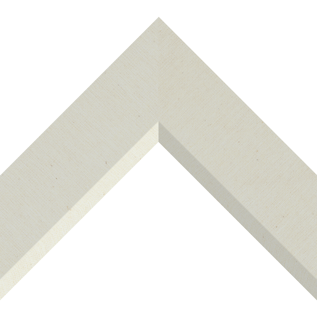 2-1/2″ Brussels Cream Linen Front Bevel Liner Picture Frame Moulding