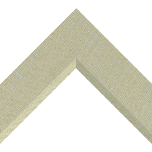 2-1/2″ Ivory Silk Front Bevel Liner Picture Frame Moulding