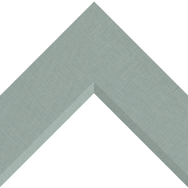 3″ Frosty Spruce Linen Front Bevel Liner Picture Frame Moulding