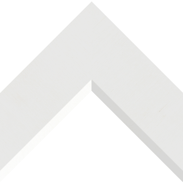 3″ White Silk Front Bevel Liner Picture Frame Moulding