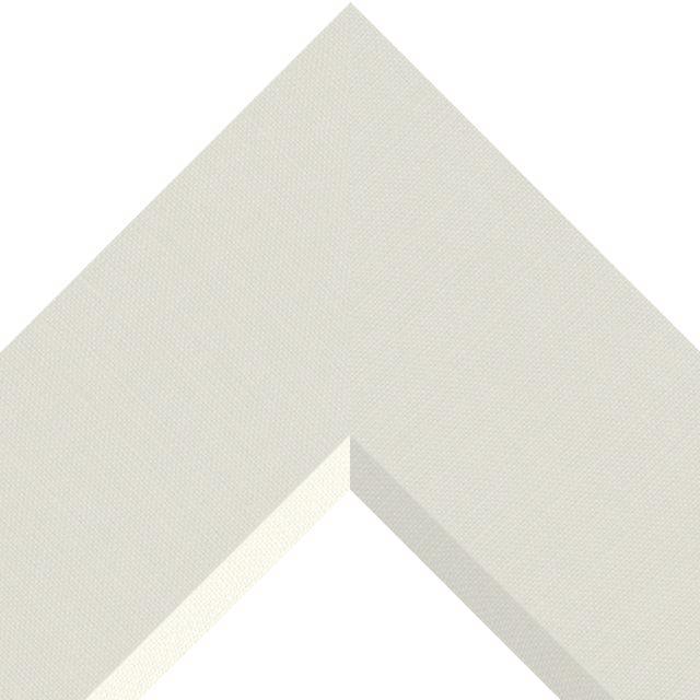 4″ Cream Linen Front Bevel Liner Picture Frame Moulding