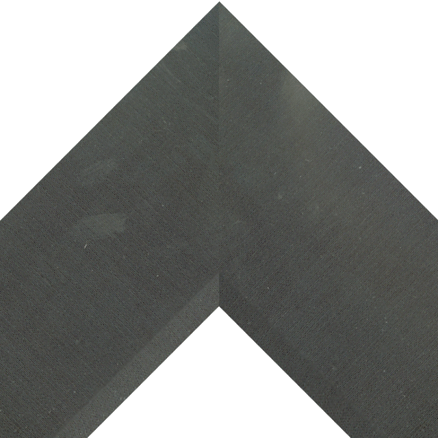 4″ Black Silk Front Bevel Liner Picture Frame Moulding
