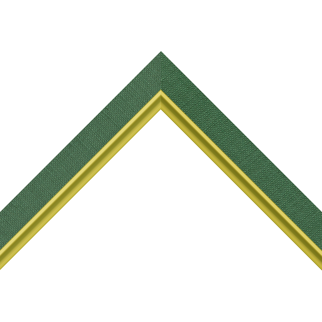 1″ Williamsburg Linen Flat with Gold Scoop Lip