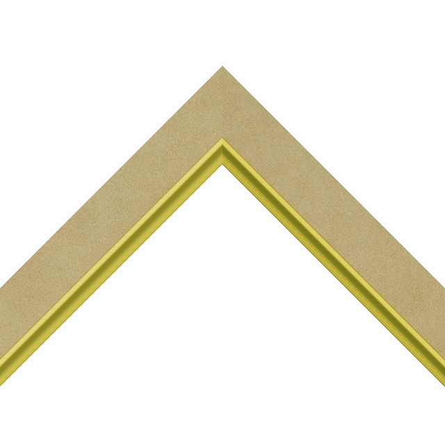 1-1/4″ Palamino Suede Flat with Gold Scoop Lip