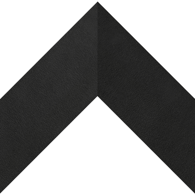 3″ Black Suede Shallow Scoop Liner Picture Frame Moulding