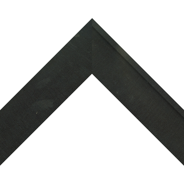 2″ Black Silk Deep Scoop Liner Picture Frame Moulding