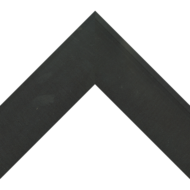 2-1/2″ Black Silk Scoop Liner Picture Frame Moulding