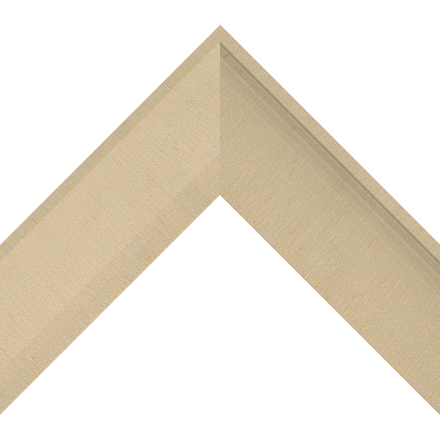 2-1/2″ Parchment Silk Scoop Liner Picture Frame Moulding