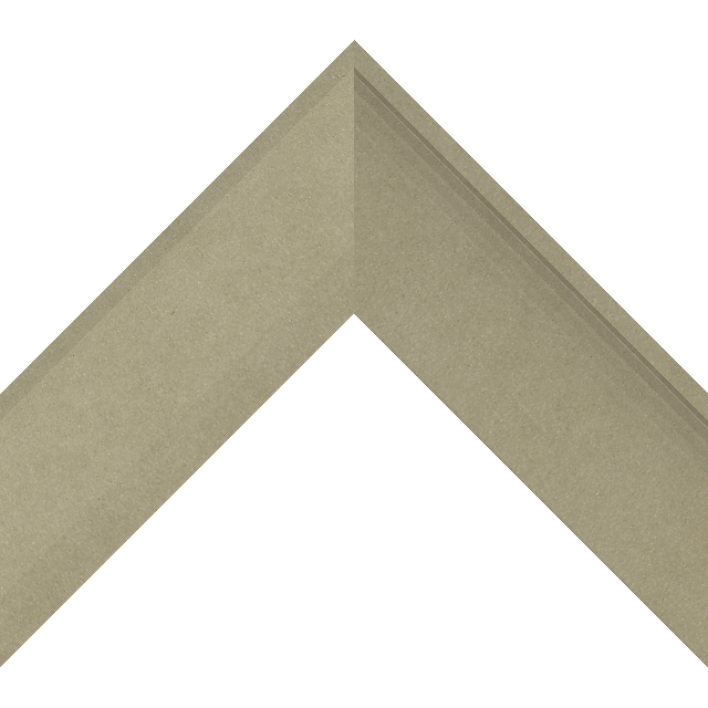 2-1/2″ Ultra Taupe Suede Scoop Liner Picture Frame Moulding